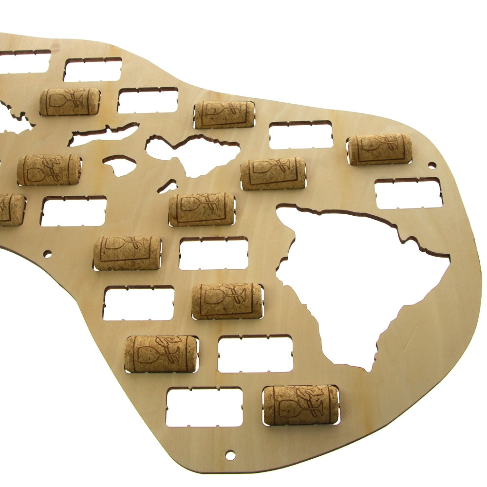 U.S. State of Hawaii Cork Wall Display Map Hawaii Shaped Handcrafted Wooden Hawaii Island by Woody Signs Co. - Handmade Crafted Unique Wooden Creative