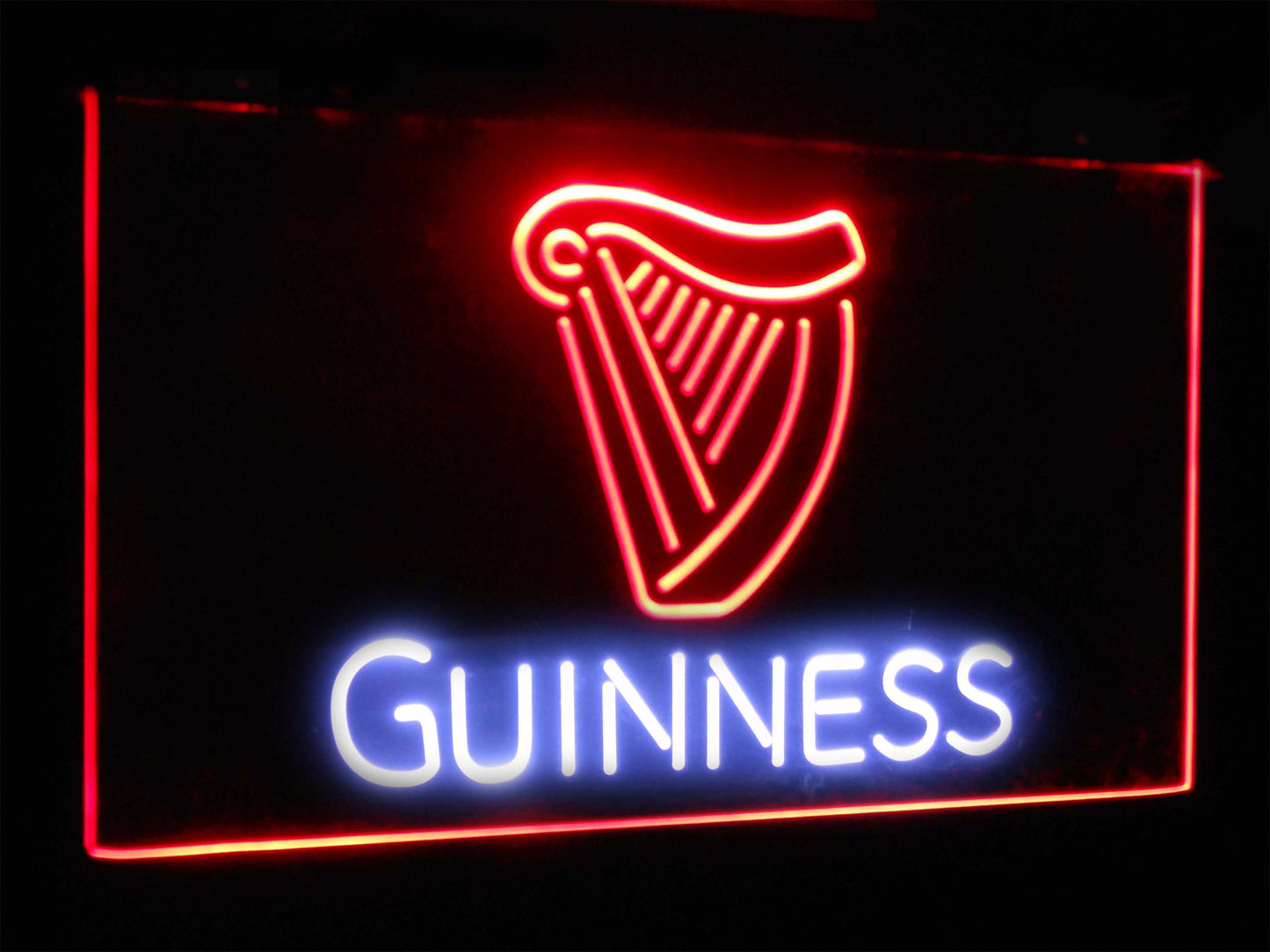 Guinness Ale Bar Decoration Gift Dual Color Led Neon Light Signs st6-a2002 by Woody Signs Co. - Handmade Crafted Unique Wooden Creative