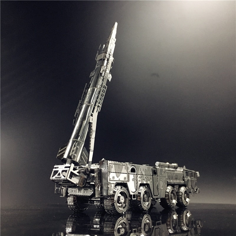 3D Metal model kit Assembly Model DF-11 MISSILE CARRIER 2 Sheets Puzzle DIY TOYS Gift Chinese military by Woody Signs Co. - Handmade Crafted Unique Wooden Creative