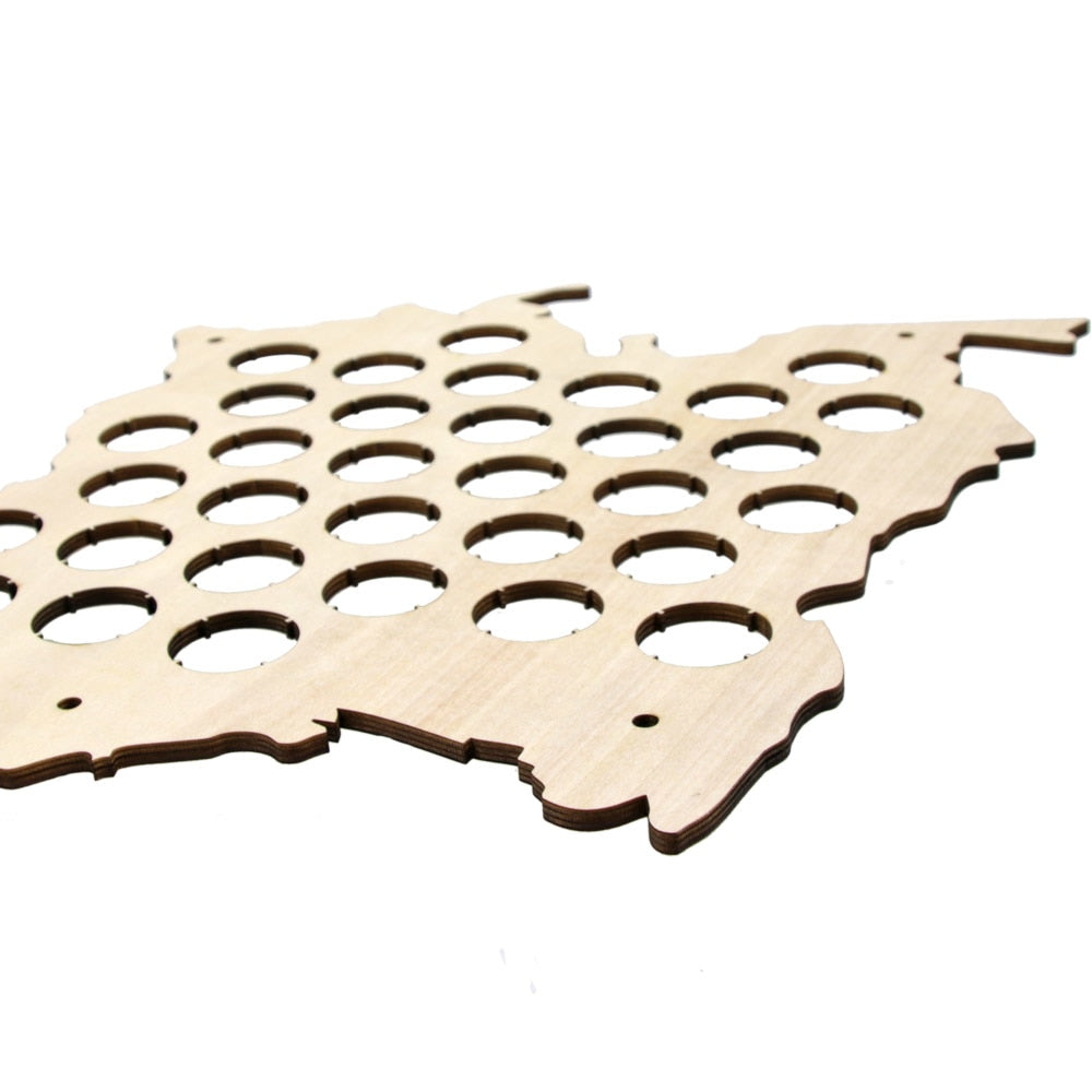 Republic of Colombia Wooden Bottle Cap Display Map Cap Map Columbia Map Novelty Wood Map ation Accessories by Woody Signs Co. - Handmade Crafted Unique Wooden Creative