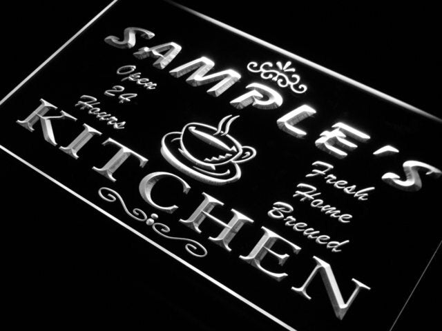 pc Name Custom Mom Kitchen Bar Neon Light Signs with On/Off Switch 7 Colors 4 Sizes by Woody Signs Co. - Handmade Crafted Unique Wooden Creative