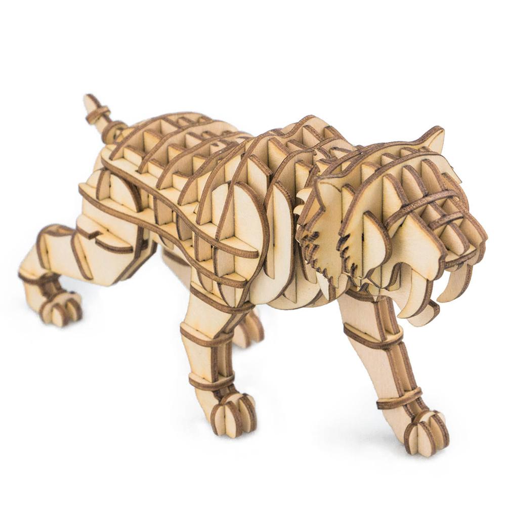 10 Kinds DIY 3D Wooden Animal&Building Puzzle Game Assembly Toy Gift for Children Kids Adult Model Kits TG207 by Woody Signs Co. - Handmade Crafted Unique Wooden Creative