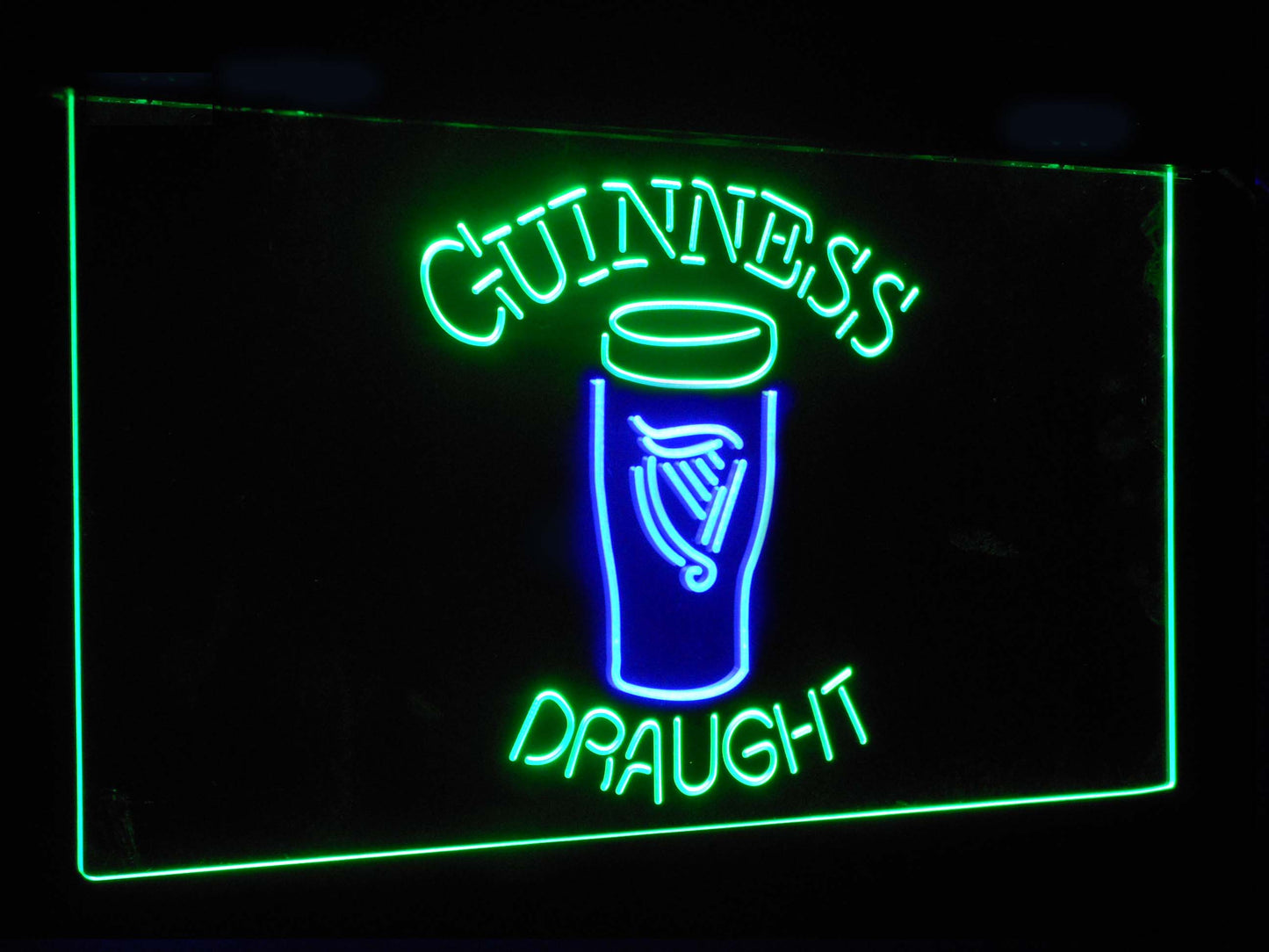 Guinness Draught Ale Bar Decoration Gift Dual Color Led Neon Light Signs st6-a2044 by Woody Signs Co. - Handmade Crafted Unique Wooden Creative