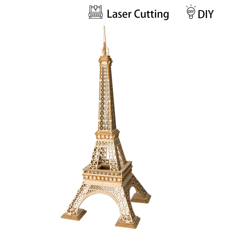 DIY 3D Wooden Pairs Tower Puzzle Game Gift&Ornament for Kid Friend Popular TG501 by Woody Signs Co. - Handmade Crafted Unique Wooden Creative