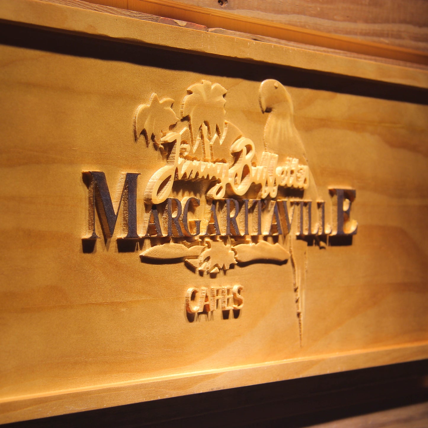 Jimmy Buffett Margaritaville 3D Wooden Signs by Woody Signs Co. - Handmade Crafted Unique Wooden Creative
