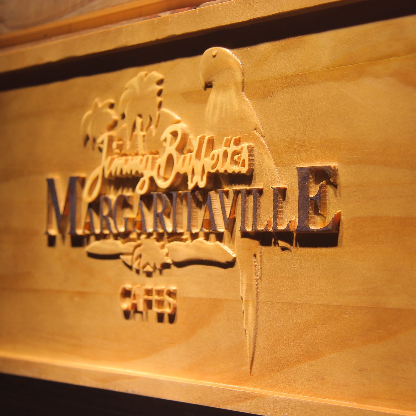 Jimmy Buffett Margaritaville 3D Wooden Signs by Woody Signs Co. - Handmade Crafted Unique Wooden Creative