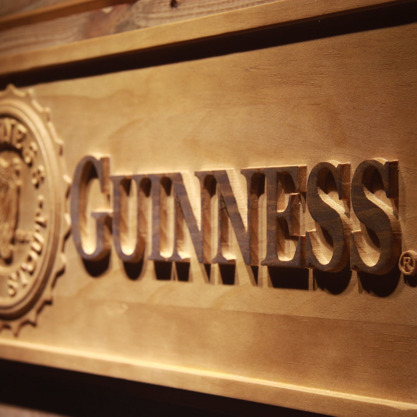 Guinness Extra Stout 3D Wooden Signs by Woody Signs Co. - Handmade Crafted Unique Wooden Creative