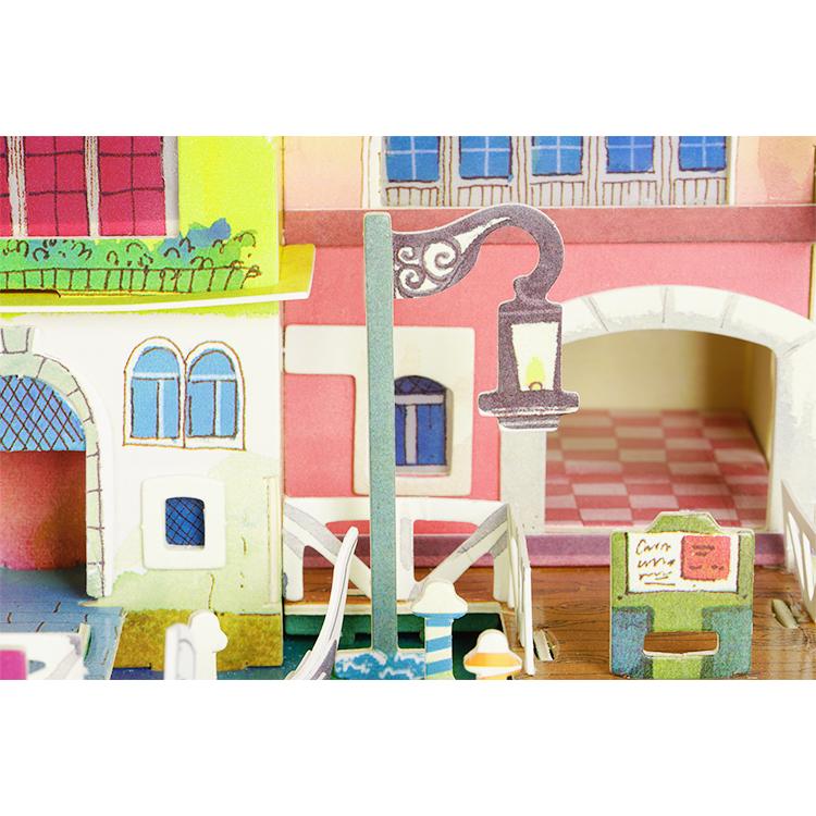 DIY Midsummer in Venice Doll House with Led Light Miniature Wooden SJ406 by Woody Signs Co. - Handmade Crafted Unique Wooden Creative