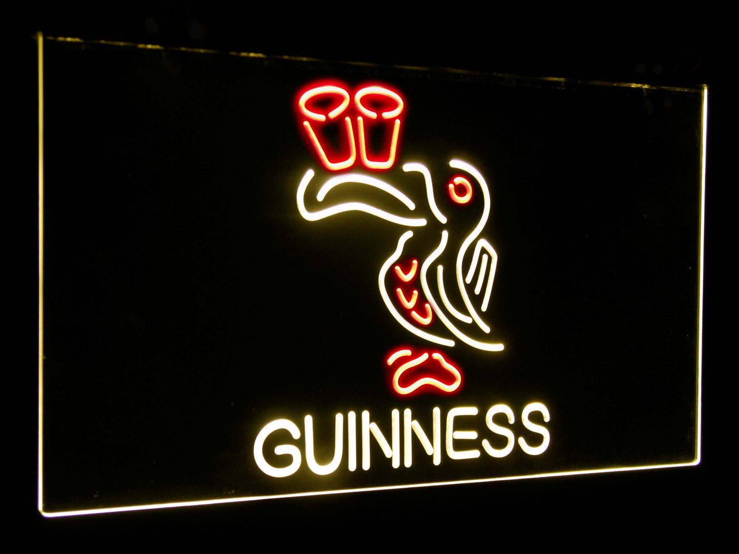 Lovely Day Guinness Toucan Bar Decor Dual Color Led Neon Light Signs st6-a2121 by Woody Signs Co. - Handmade Crafted Unique Wooden Creative