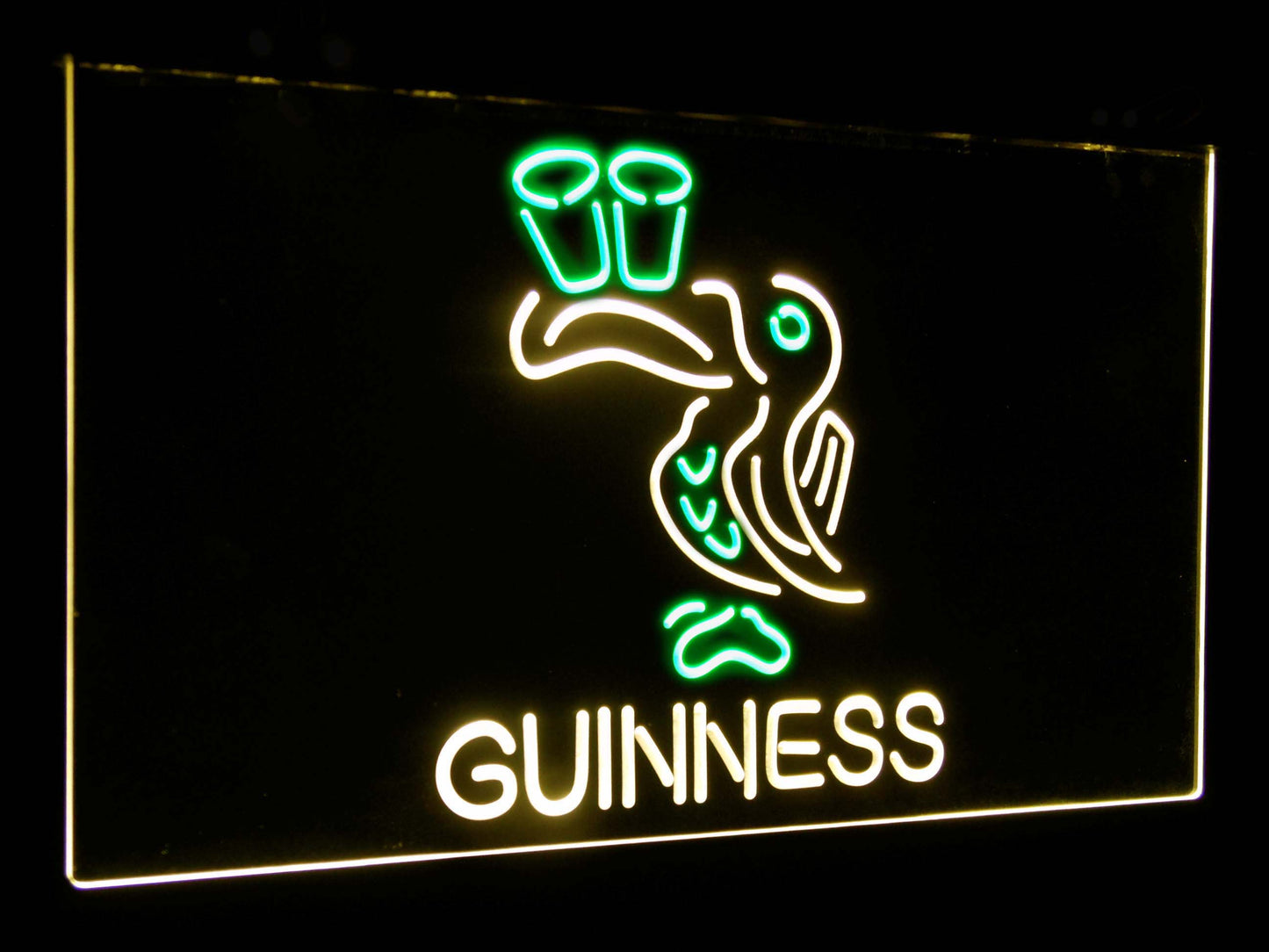 Lovely Day Guinness Toucan Bar Decor Dual Color Led Neon Light Signs st6-a2121 by Woody Signs Co. - Handmade Crafted Unique Wooden Creative