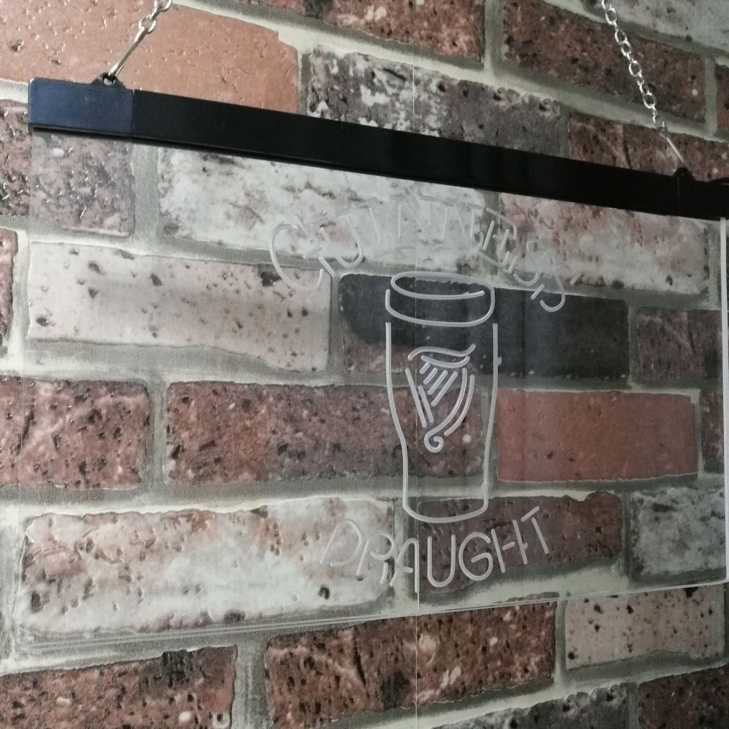Guinness Draught Ale Bar Decoration Gift Dual Color Led Neon Light Signs st6-a2044 by Woody Signs Co. - Handmade Crafted Unique Wooden Creative