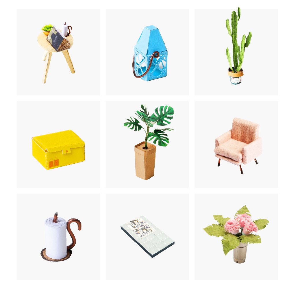 DIY Balcony Daydreaming with Furniture   Miniature Wooden Doll House Model   DGM05 by Woody Signs Co. - Handmade Crafted Unique Wooden Creative