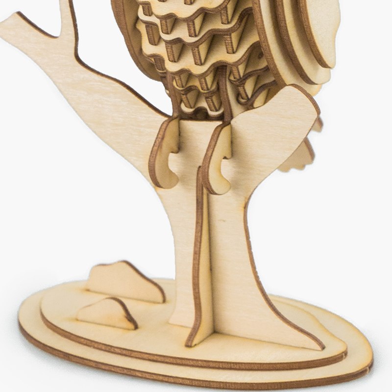 3D wooden puzzle game hobbies for educational baby & toddler popular Owl TG252 by Woody Signs Co. - Handmade Crafted Unique Wooden Creative