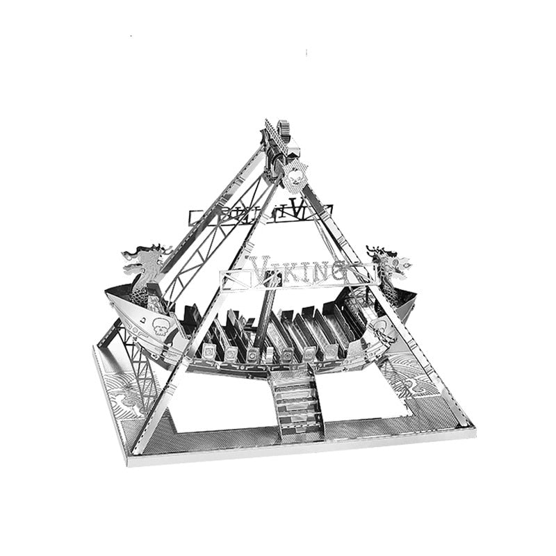 3D Metal model kit Viking ship Model DIY 3D Originality by Woody Signs Co. - Handmade Crafted Unique Wooden Creative