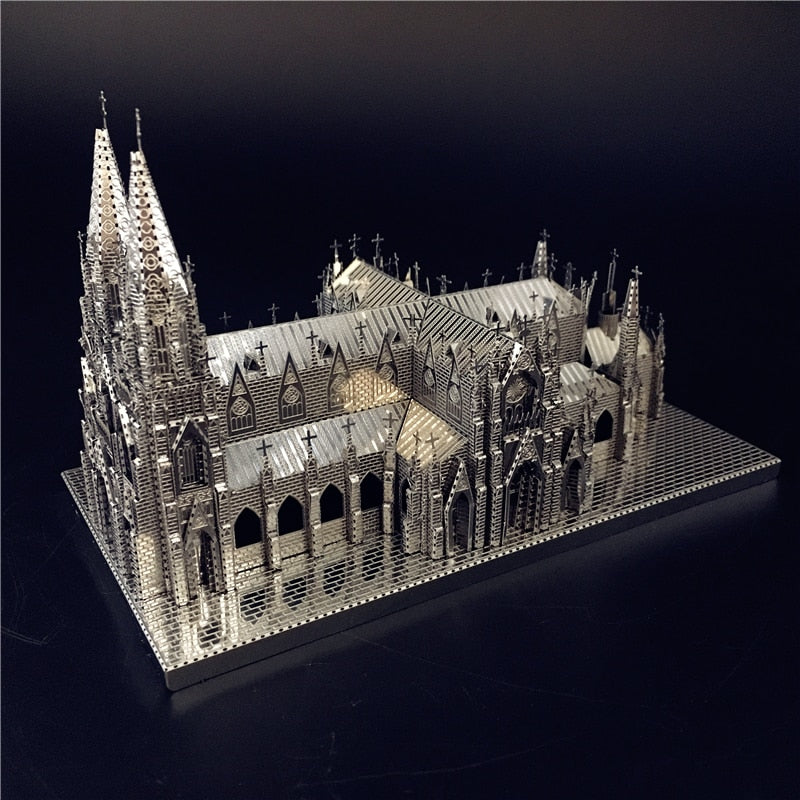 3D Puzzle Metal Assembly Model St. Patrick's Cathedral Model Kits DIY 3D Laser Cut Toy Creative toys by Woody Signs Co. - Handmade Crafted Unique Wooden Creative