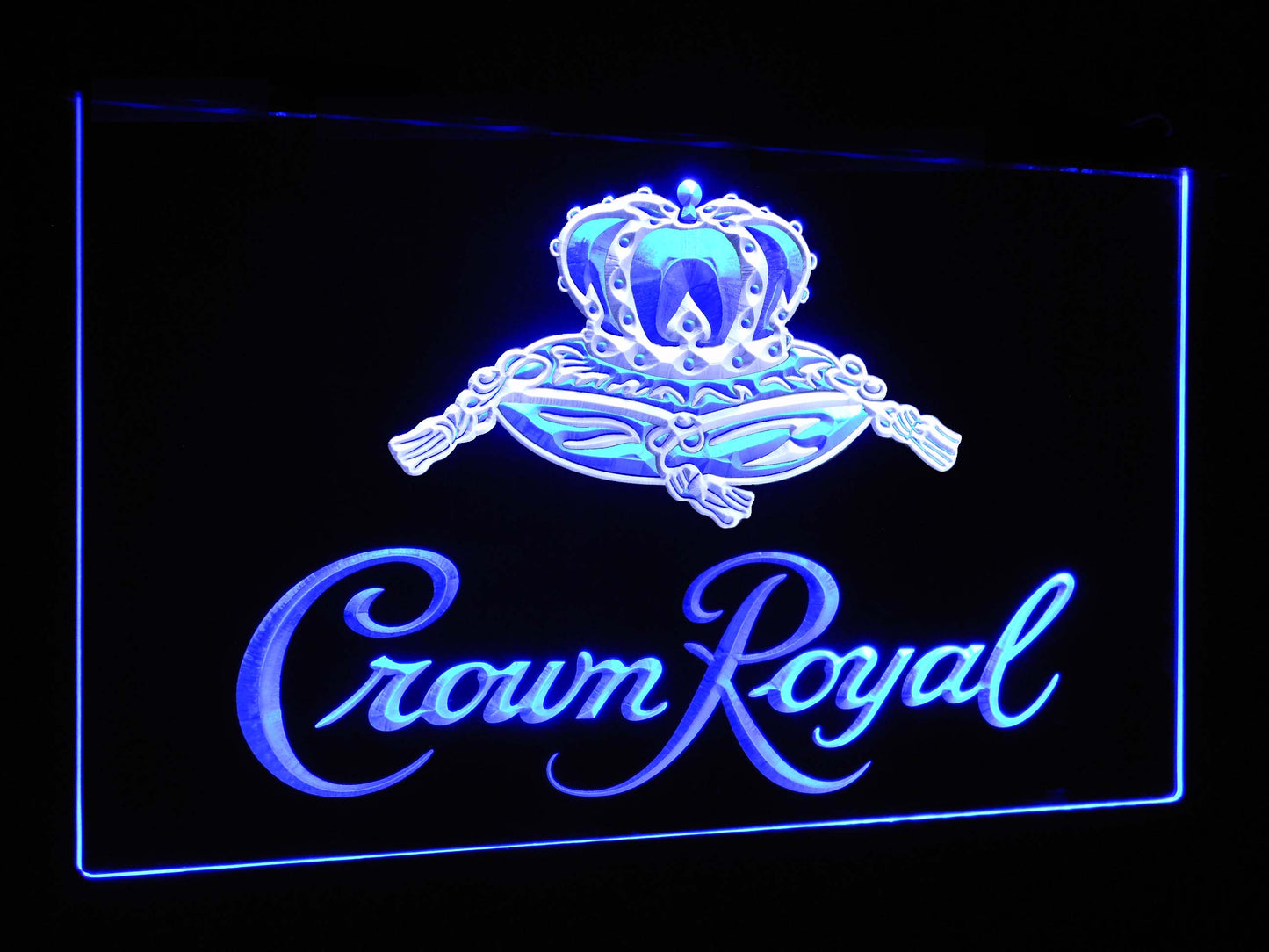 Crown Royal Bar Decoration Gift Dual Color Led Neon Light Signs st6-a0104 by Woody Signs Co. - Handmade Crafted Unique Wooden Creative