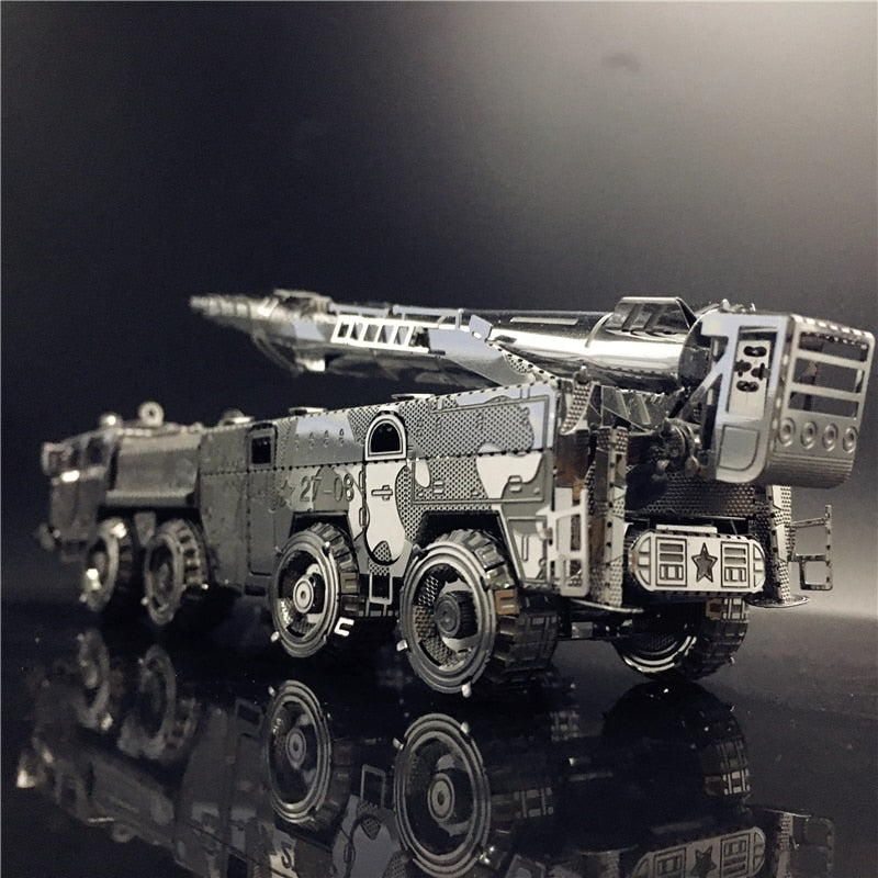 3D Metal model kit Assembly Model DF-11 MISSILE CARRIER 2 Sheets Puzzle  DIY TOYS Gift Chinese military by Woody Signs Co. - Handmade Crafted Unique Wooden Creative
