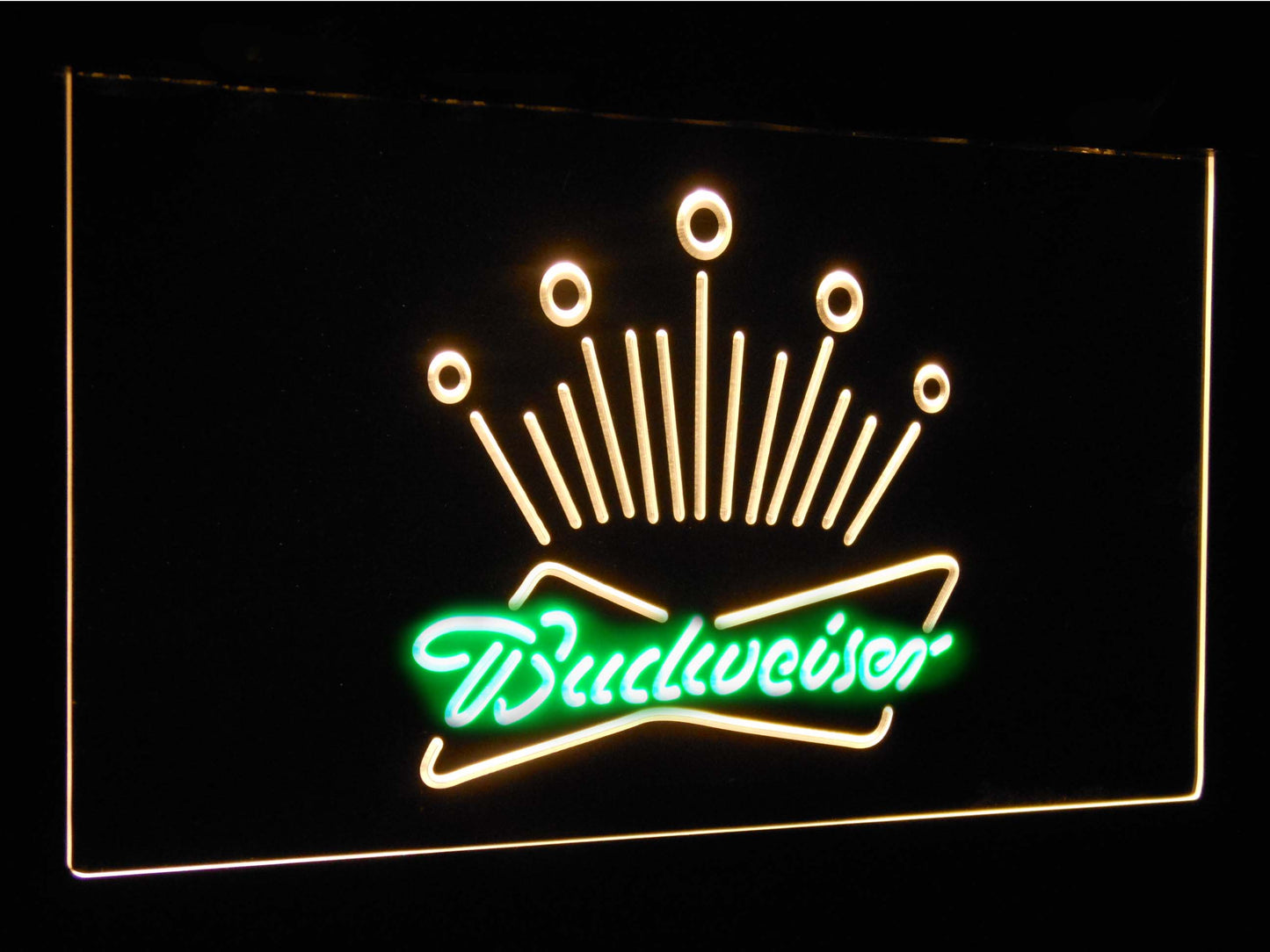 Budweiser Eagle Club Bar Decoration Gift Dual Color Led Neon Light Signs st6-a2007 by Woody Signs Co. - Handmade Crafted Unique Wooden Creative