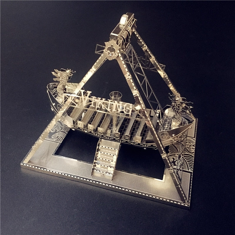 3D Metal model kit Viking ship Model DIY 3D Originality by Woody Signs Co. - Handmade Crafted Unique Wooden Creative