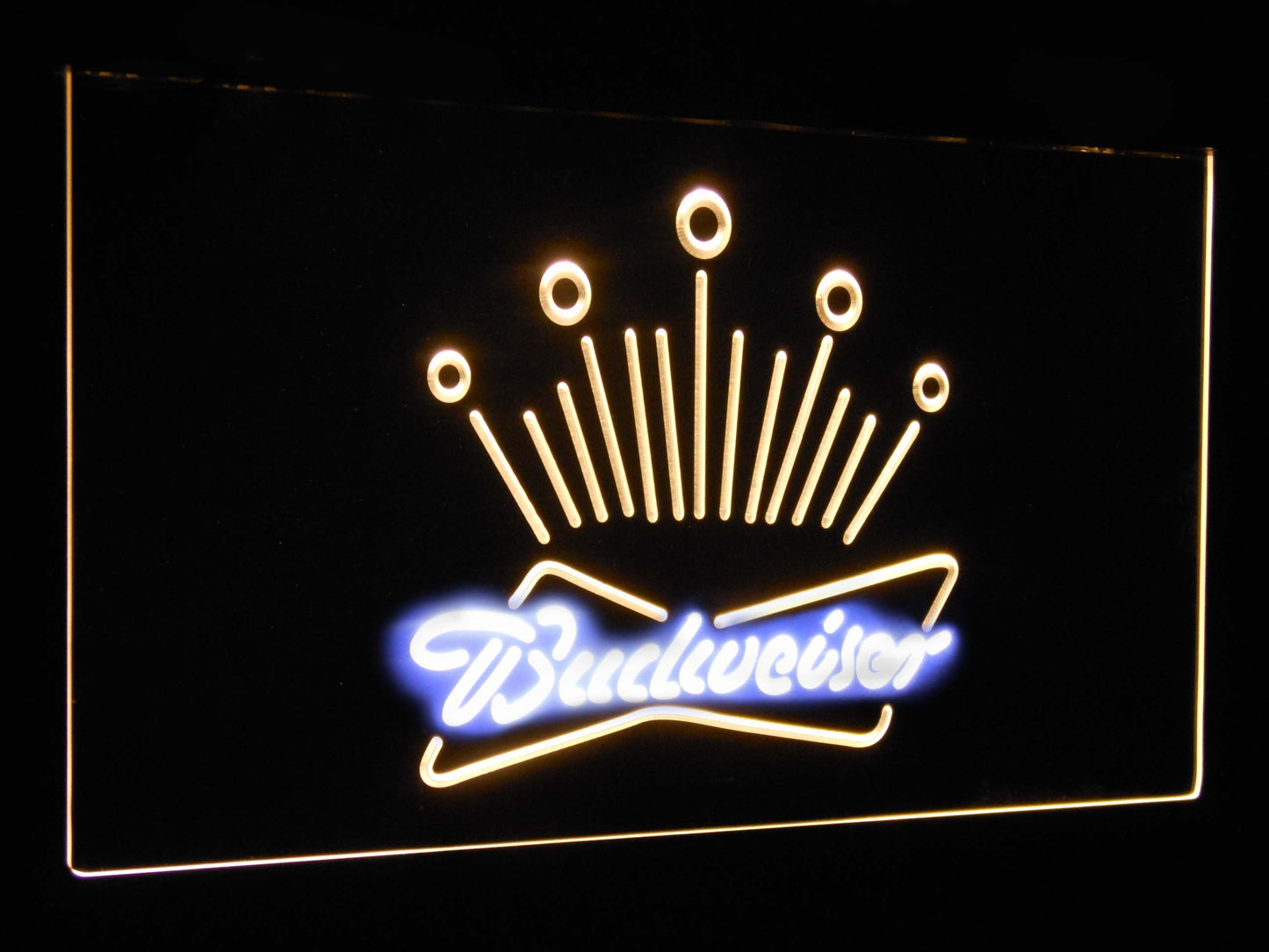 Budweiser Eagle Club Bar Decoration Gift Dual Color Led Neon Light Signs st6-a2007 by Woody Signs Co. - Handmade Crafted Unique Wooden Creative