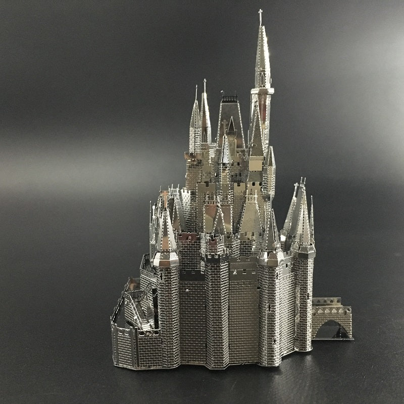 3D Metal model kit Cinderella Castle Building Model DIY 3D by Woody Signs Co. - Handmade Crafted Unique Wooden Creative
