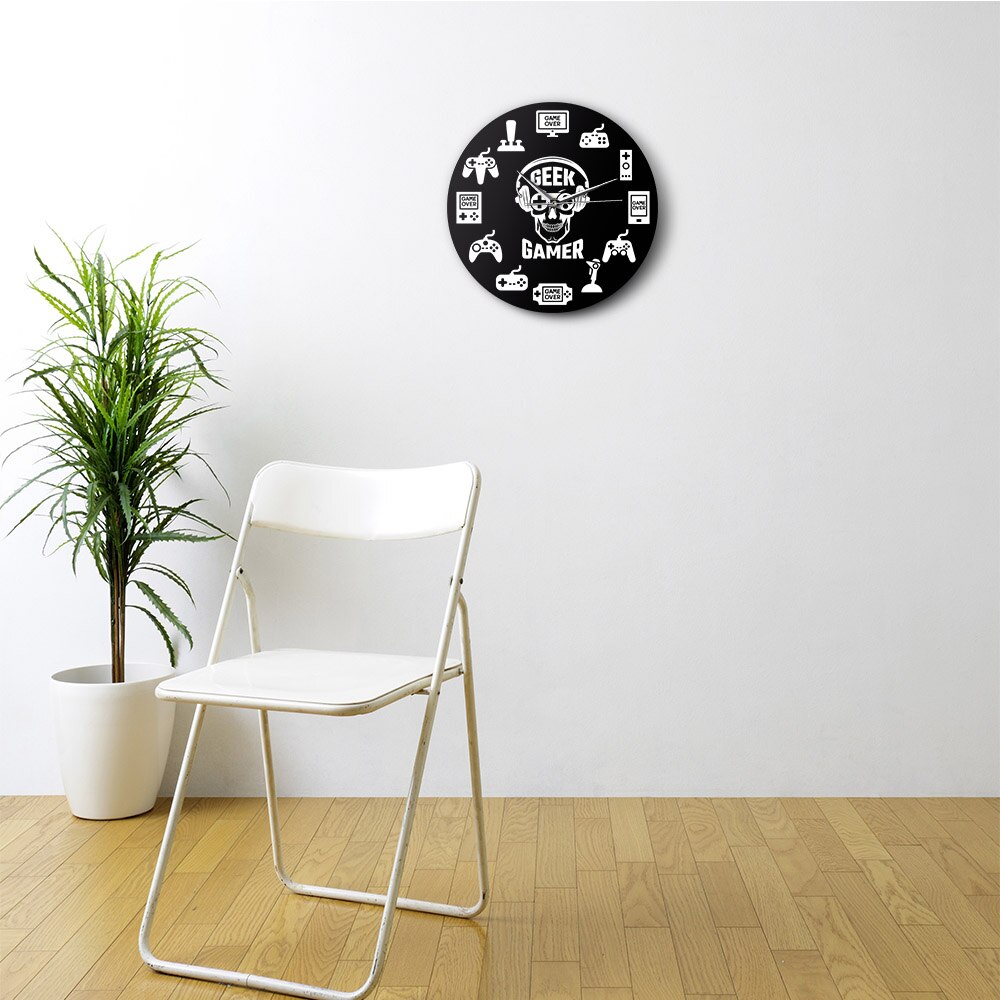 Gaming Time Video Game Hanging  Console Controllers Gaming Room   Wall Clock Geek Gamer Gift idea by Woody Signs Co. - Handmade Crafted Unique Wooden Creative
