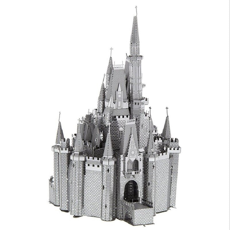 3D Metal model kit Cinderella Castle Building Model DIY 3D by Woody Signs Co. - Handmade Crafted Unique Wooden Creative