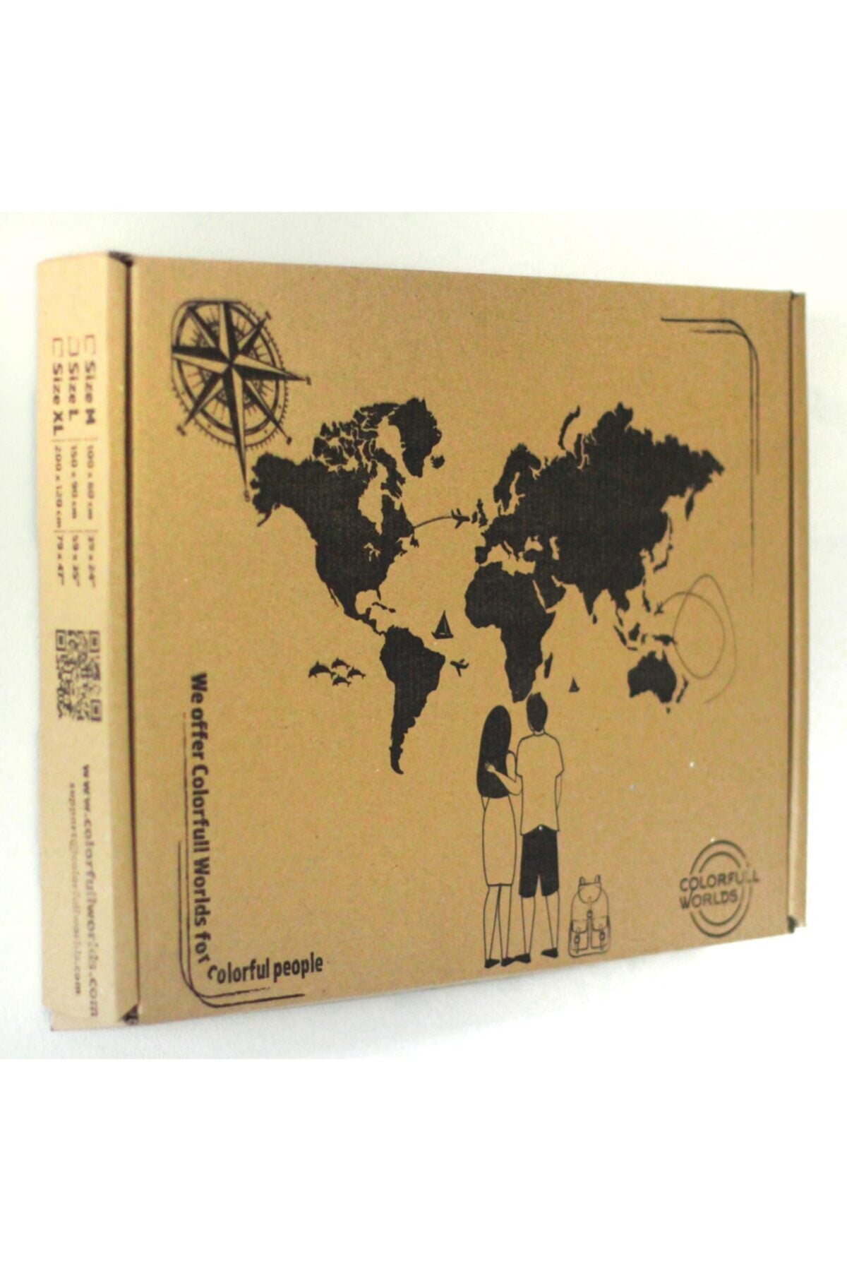 Wooden World Map 3D by Woody Signs Co. - Handmade Crafted Unique Wooden Creative