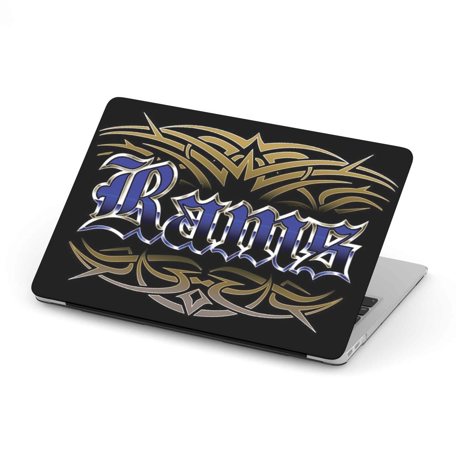 Rams Team Custom MacBook Case by Woody Signs Co. - Handmade Crafted Unique Wooden Creative