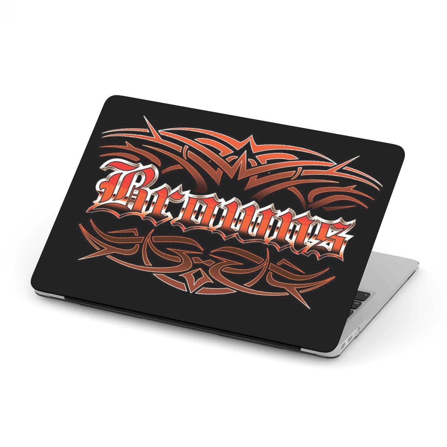 Browns Team Custom MacBook Case by Woody Signs Co. - Handmade Crafted Unique Wooden Creative