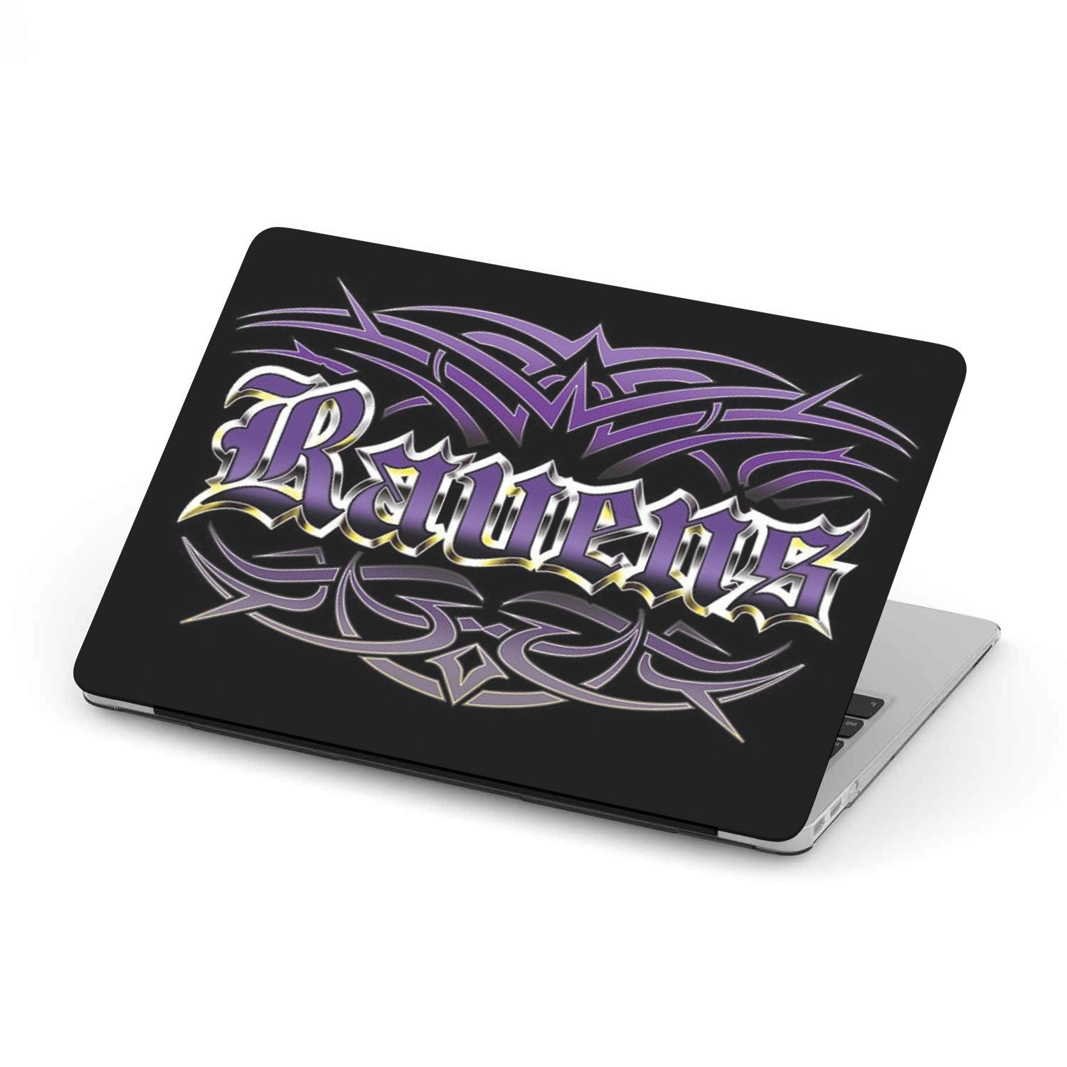 Ravens Team Custom MacBook Case by Woody Signs Co. - Handmade Crafted Unique Wooden Creative