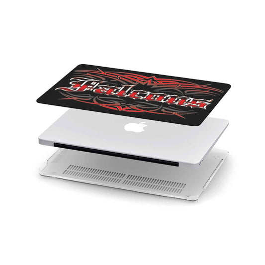 Falcons Team Custom MacBook Case by Woody Signs Co. - Handmade Crafted Unique Wooden Creative