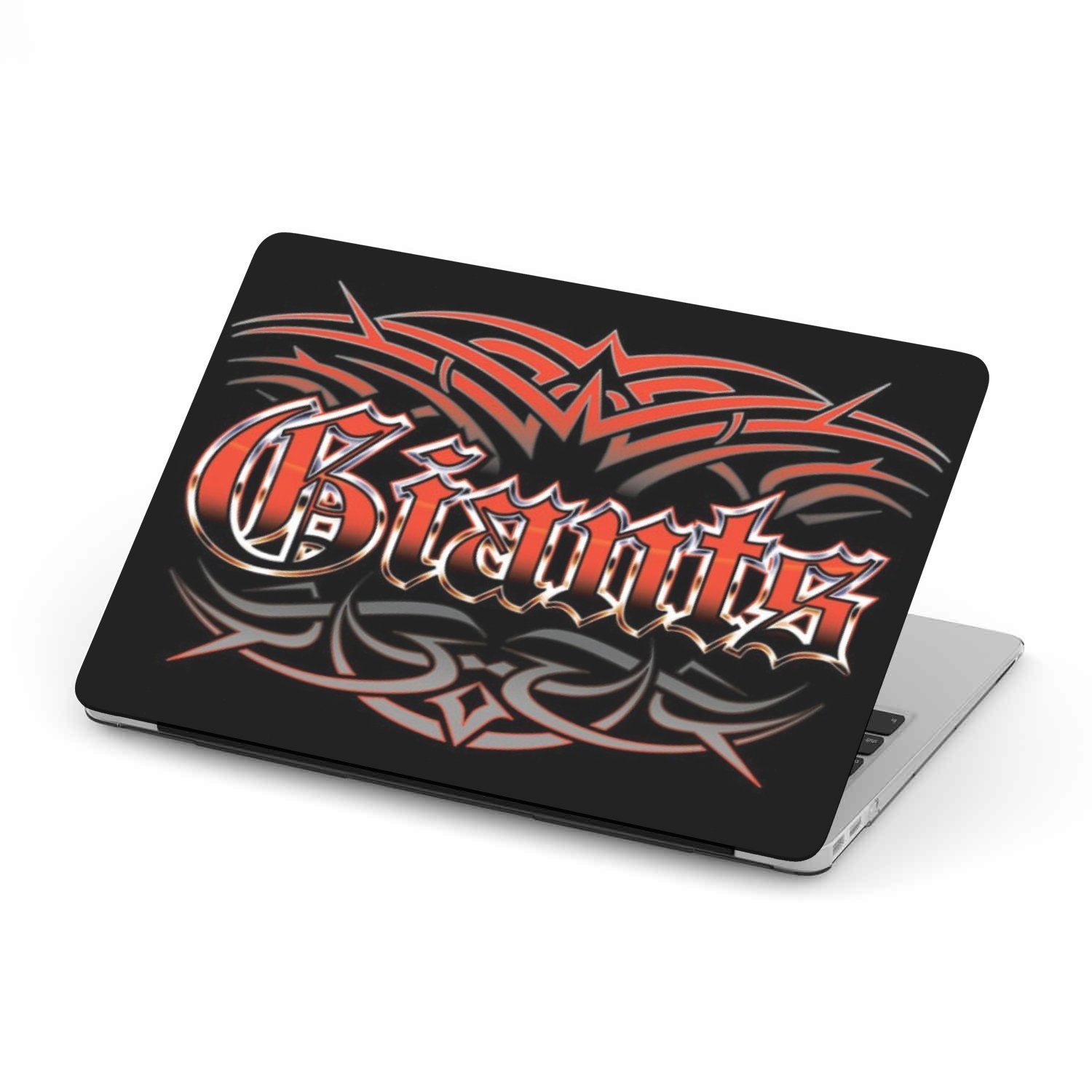 Giants Team Red Custom MacBook Case by Woody Signs Co. - Handmade Crafted Unique Wooden Creative