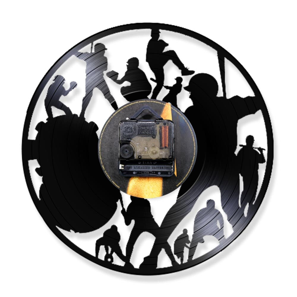 Play Baseball LED Night Light Vinyl Record Wall Clock Modern Wall Lamp Player Silhouette Sports For Baseball Lover Fans Gift by Woody Signs Co. - Handmade Crafted Unique Wooden Creative