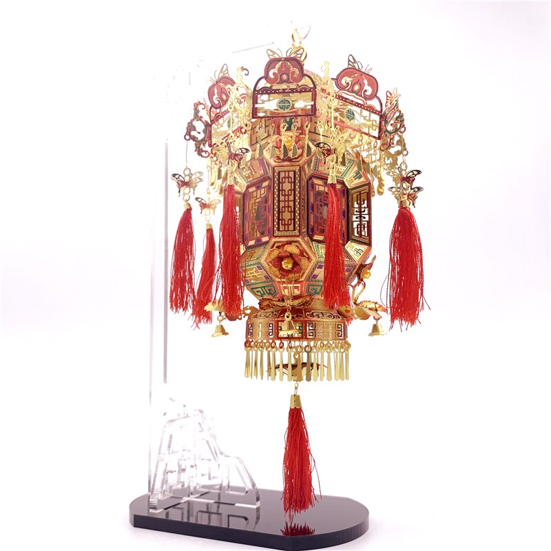 3D metal puzzle modle Palace Lantern  metal Model kit DIY 3D   gift for girl (Palace Lantern) by Woody Signs Co. - Handmade Crafted Unique Wooden Creative