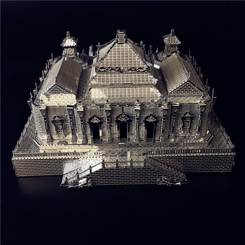 3D Metal puzzle Model Kits Dashuifa of Old Summer Palace DIY Assemble Puzzle Laser Cut by Woody Signs Co. - Handmade Crafted Unique Wooden Creative