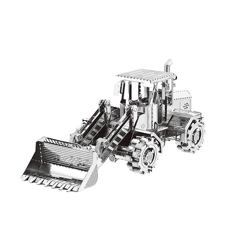 3D Metal puzzle model kit Bulldozer vehicle  Model DIY 3D by Woody Signs Co. - Handmade Crafted Unique Wooden Creative