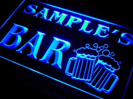 w Name  Custom Home Bar  Mugs Cheers Neon Light Signs with On/Off Switch 7 Colors 4 Sizes by Woody Signs Co. - Handmade Crafted Unique Wooden Creative