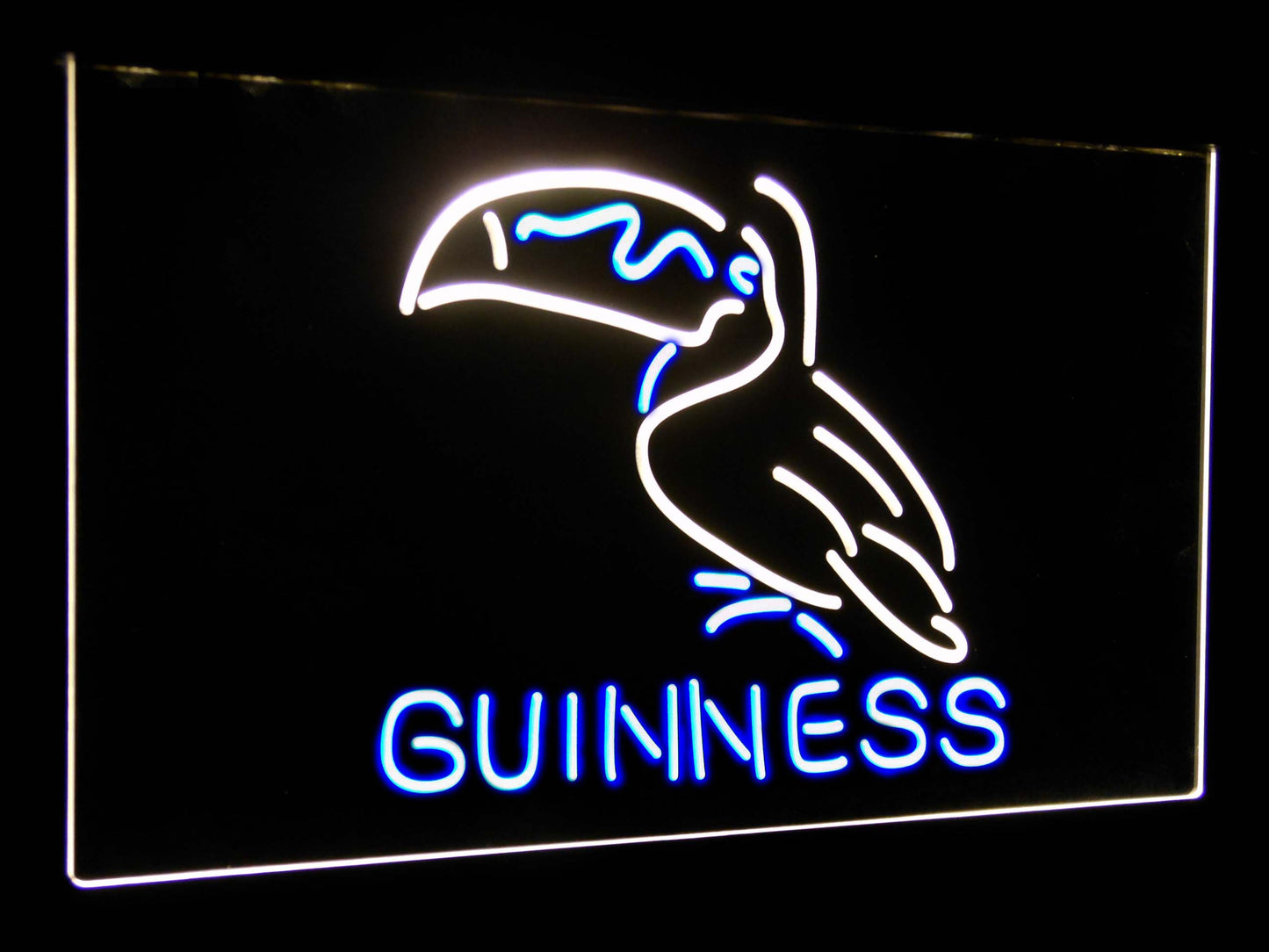 Guinness Toucan Stout Draught  Bar Decor Dual Color Led Neon Light Signs st6-a2120 by Woody Signs Co. - Handmade Crafted Unique Wooden Creative