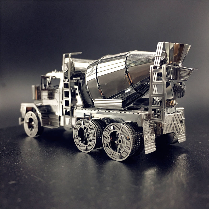 3D Metal model kit CEMENT MIXER Engineering vehicle  Model DIY 3D by Woody Signs Co. - Handmade Crafted Unique Wooden Creative