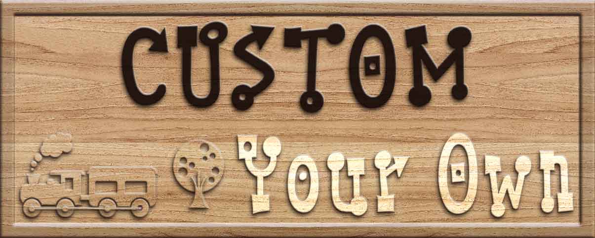CUSTOM WOOD SIGN Design your own 3D Wooden Bar Sign by Woody Signs Co. - Handmade Crafted Unique Wooden Creative