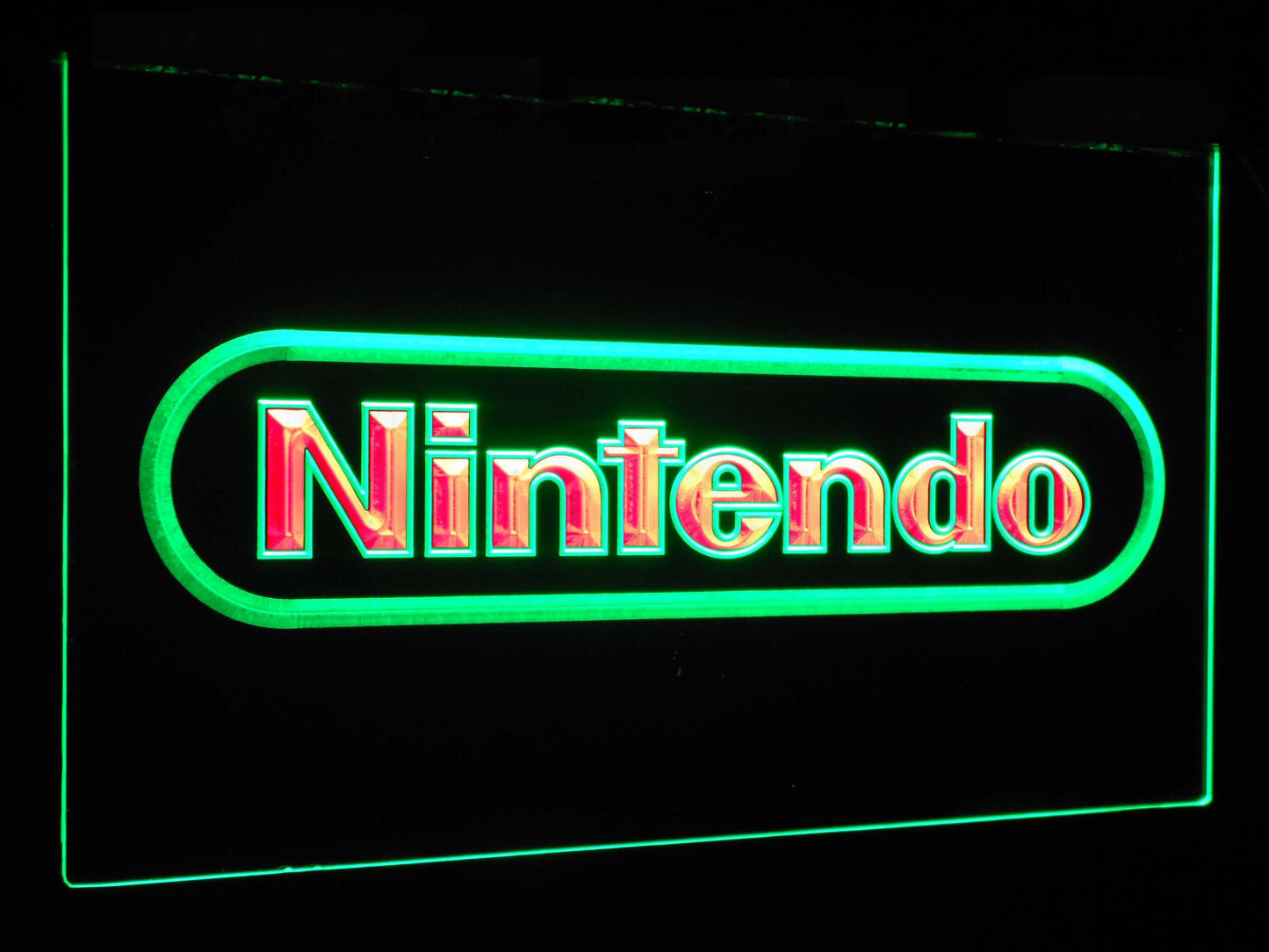 Nintendo Video Game Room Bar Decoration Gift Dual Color Led Neon Light Signs st6-e0021 by Woody Signs Co. - Handmade Crafted Unique Wooden Creative