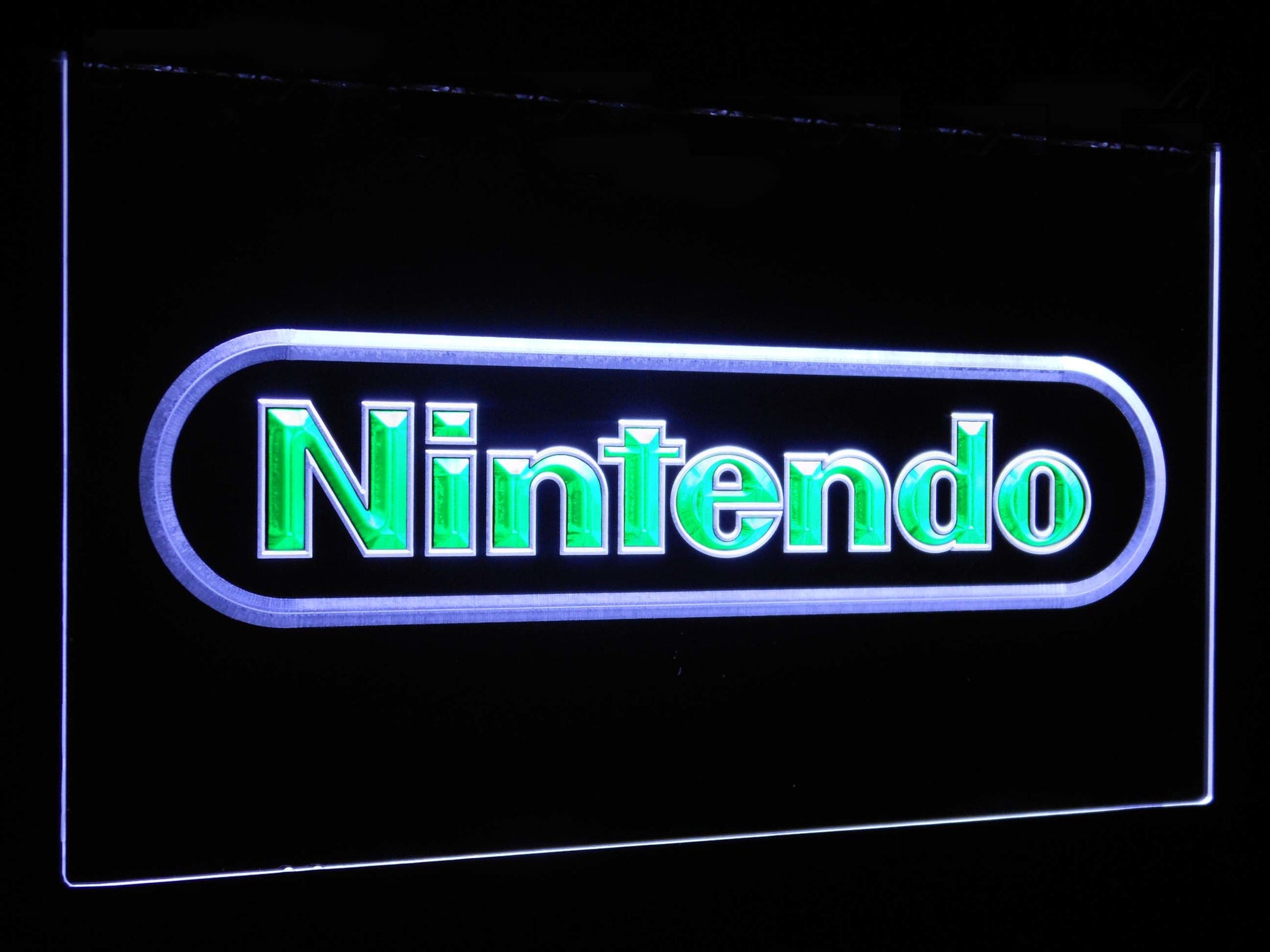 Nintendo Video Game Room Bar Decoration Gift Dual Color Led Neon Light Signs st6-e0021 by Woody Signs Co. - Handmade Crafted Unique Wooden Creative