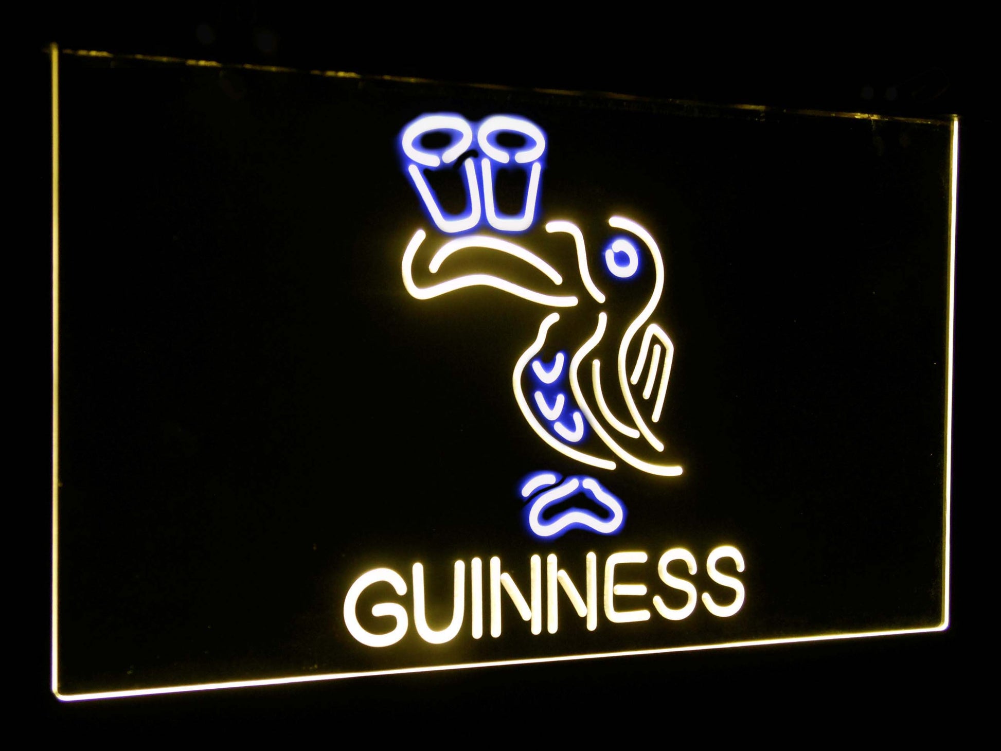 Lovely Day Guinness  Toucan Bar Decor Dual Color Led Neon Light Signs st6-a2121 by Woody Signs Co. - Handmade Crafted Unique Wooden Creative
