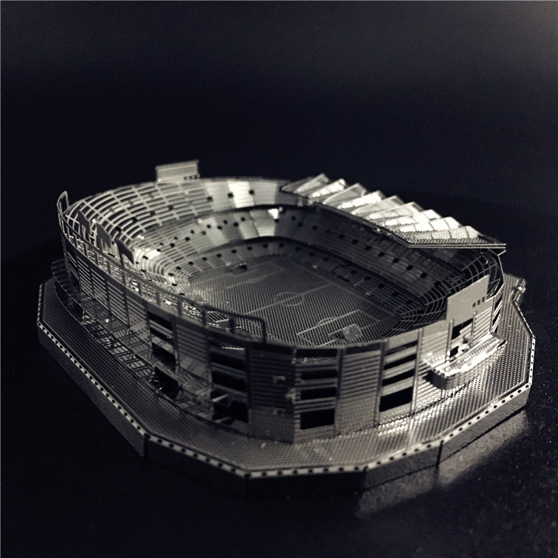 3D Metal model kit 1:3500 CAMP NOU STADIUM  Model DIY 3D by Woody Signs Co. - Handmade Crafted Unique Wooden Creative