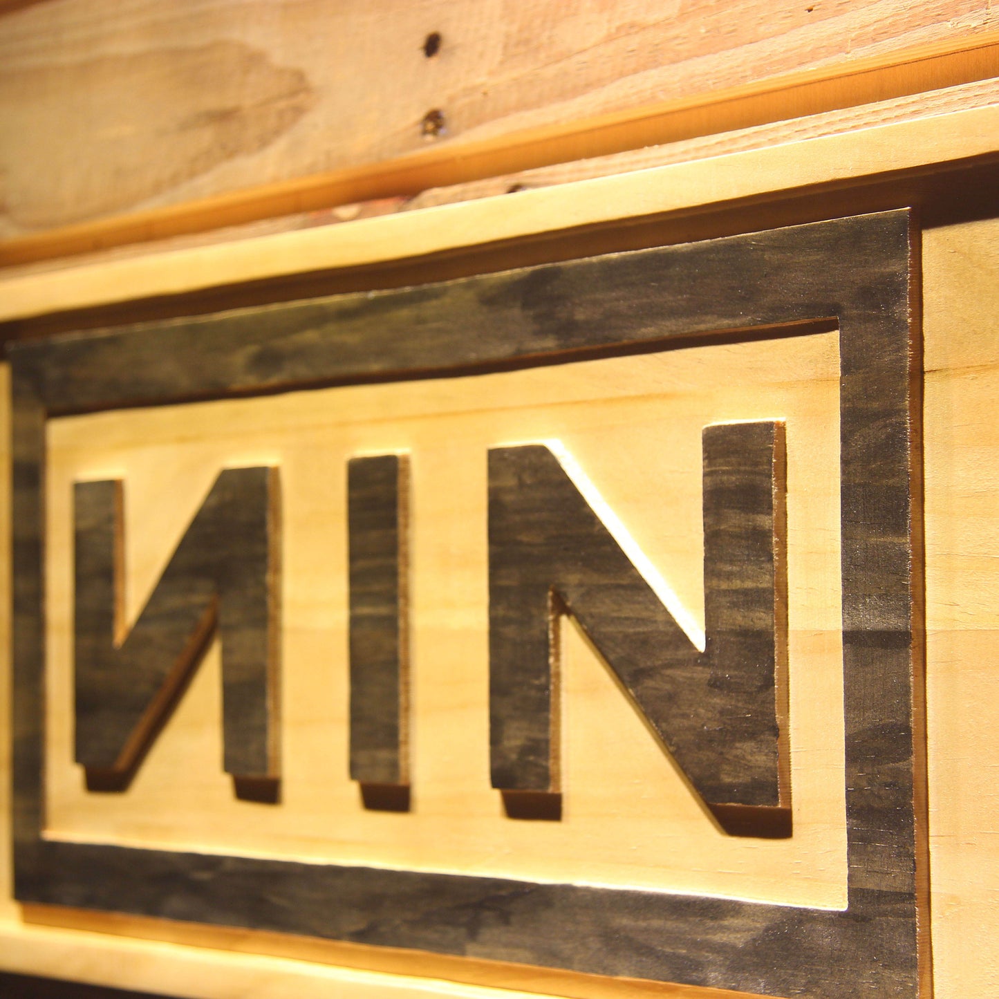 Nine Inch Nail NIN  3D Wooden Bar Signs by Woody Signs Co. - Handmade Crafted Unique Wooden Creative