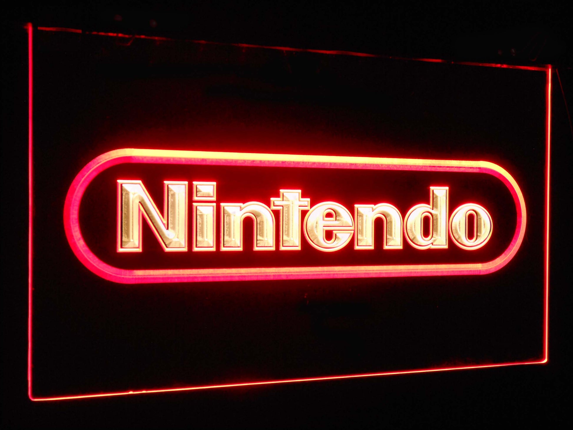 Nintendo Video Game Room Bar Decoration Gift Dual Color Led Neon Light Signs st6-e0021 by Woody Signs Co. - Handmade Crafted Unique Wooden Creative