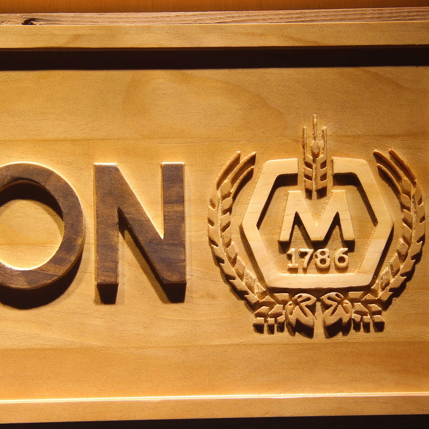 Molson  3D Wooden Bar Signs by Woody Signs Co. - Handmade Crafted Unique Wooden Creative