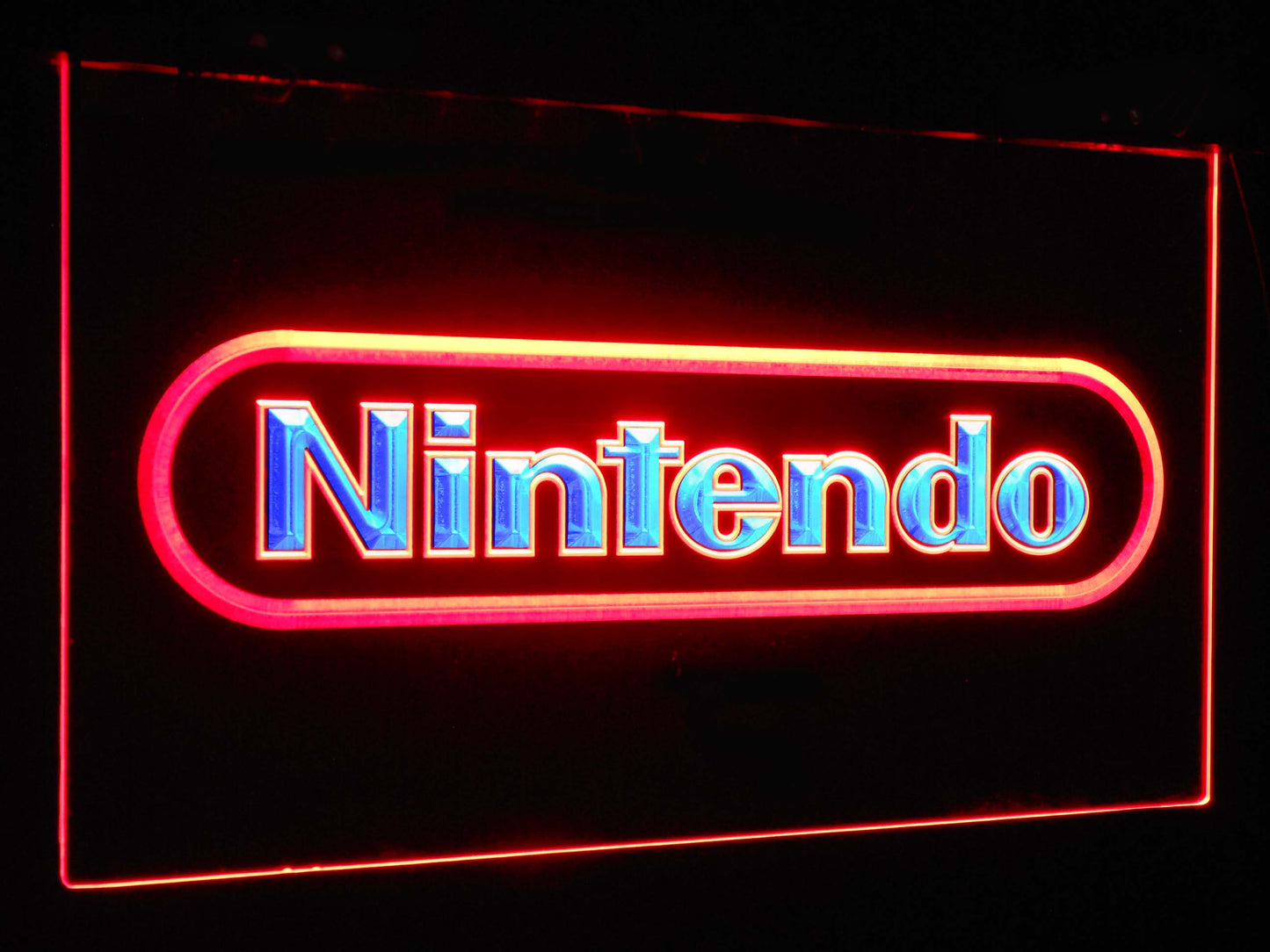 Nintendo Video Game Room Bar Decoration Gift Dual Color Led Neon Light Signs st6-e0021 by Woody Signs Co. - Handmade Crafted Unique Wooden Creative