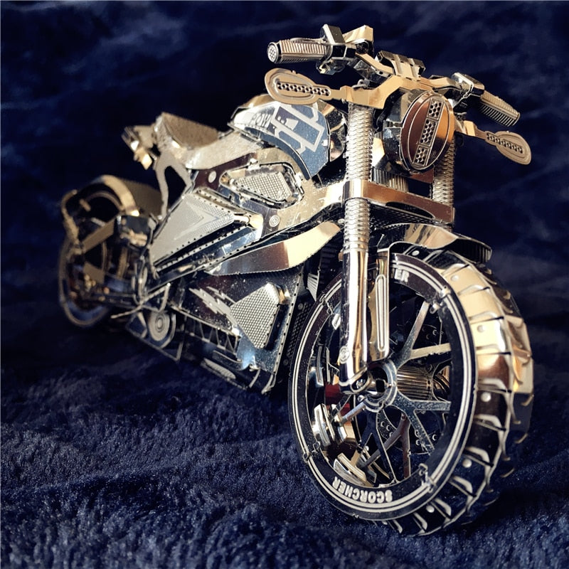 3D Metal puzzle Vengeance Motorcycle Collection Puzzle 1:16 l DIY 3D by Woody Signs Co. - Handmade Crafted Unique Wooden Creative